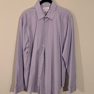 Calvin Klein Men's Lavender Dress Shirt